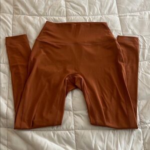 SET Active Luxform Leggings, Terracotta orange color, size women's medium